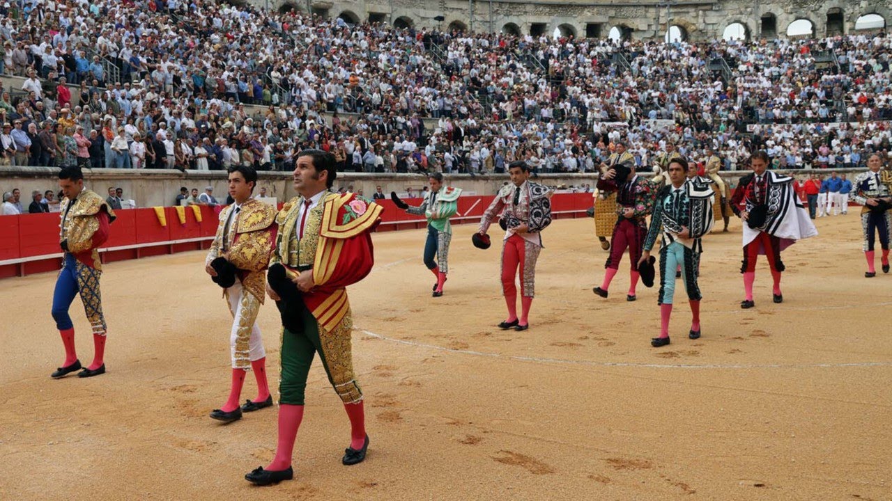 NIMES 2025 -Corrida 06/06/25 | Paseíllo de Morante de la Puebla, Alejandro Talavante y Marco Pérez