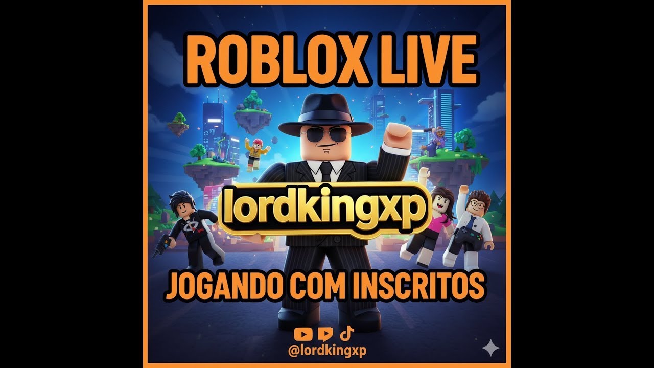 LIVE DE ROBLOX -  JOGANDO COM INSCRITOS