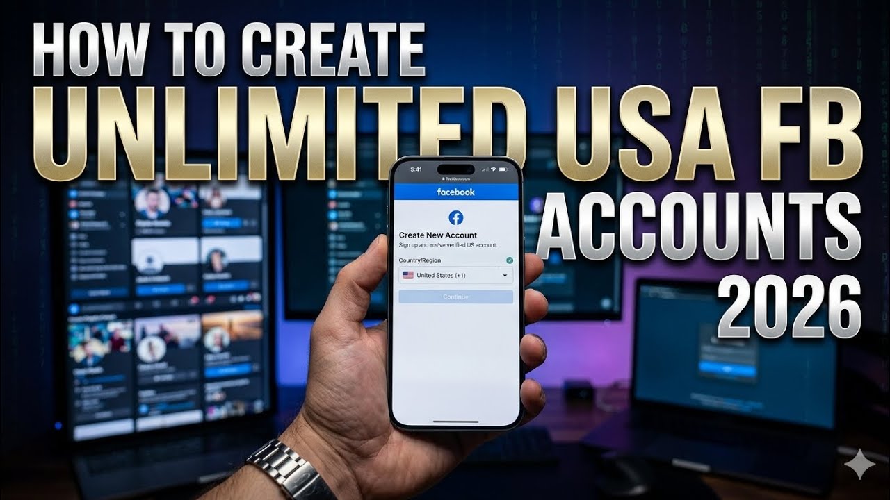 Unlimited Facebook Accounts USA Trick 2026 &ndash; Create as Many as You Want