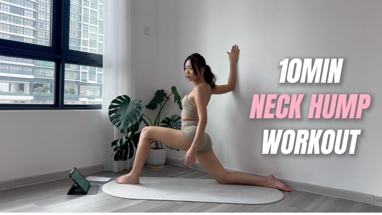10min Neck Hump Workout【No Equipment】From release to build weak muscles ||10分钟改善富贵包//从放松紧绷肌群，到建立虚弱肌肉