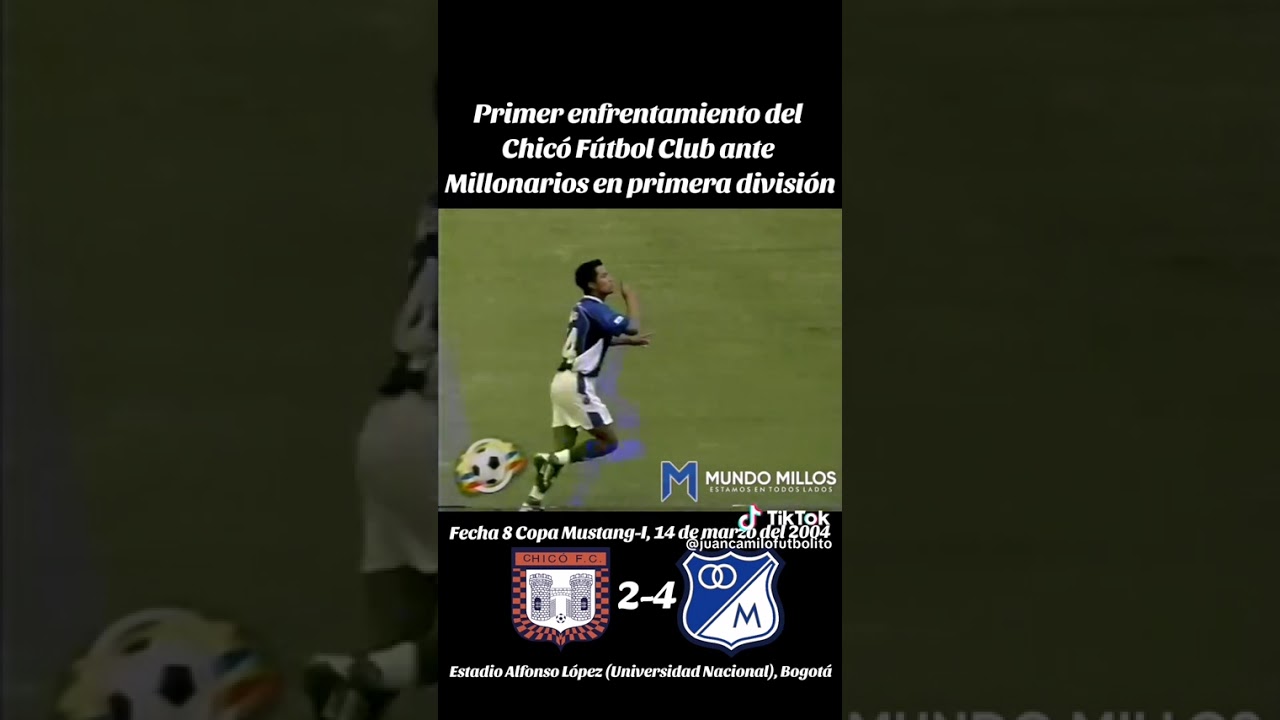Chico Fc VS Millonarios 14 de mayo 2004