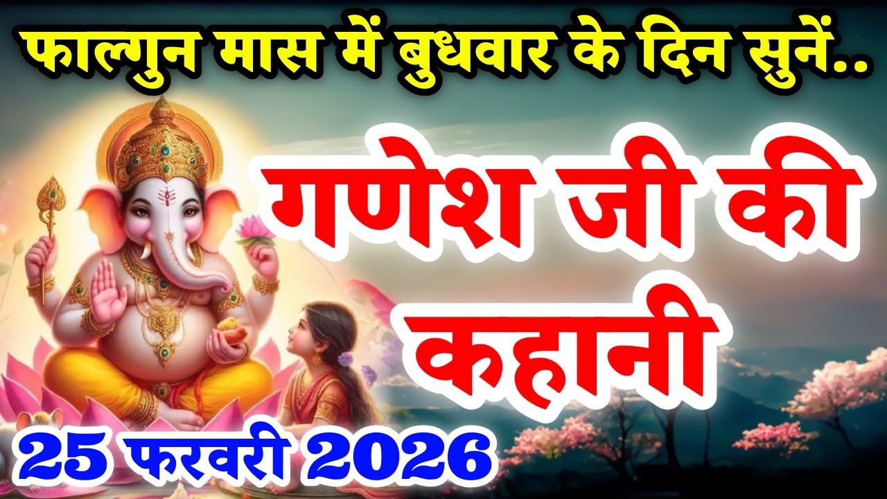 Ganesh Ji Ki Kahani | Ganesh Ji Ki Katha | Budhwar Vrat Katha | बुधवार व्रत कथा | #ganesh