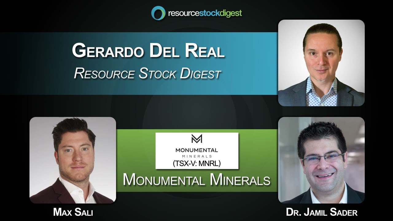 RSD Interview: Monumental Minerals (TSX-V: MNRL) Dr. Jamil Sader & Max Sali - May 4, 2022
