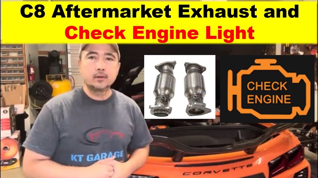 C8 Exhaust MODS Check Engine Light - P0420 & P0430 - Easy Fix!!!