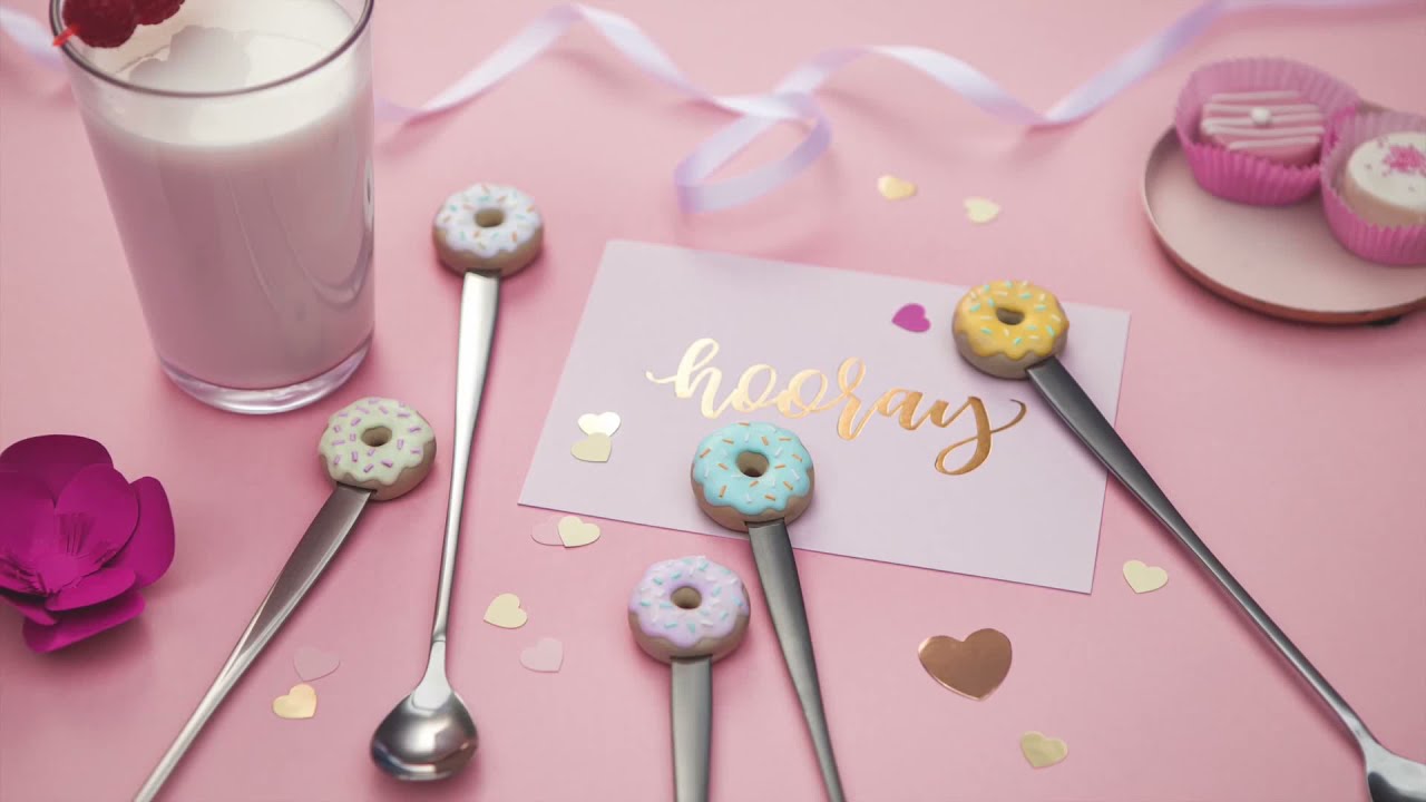 FIMO Donut ice cream spoon DIY | STAEDTLER