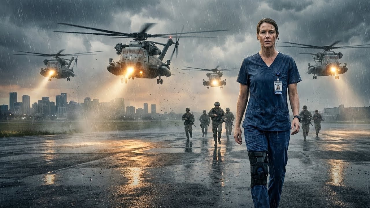 Odsunęli Kulejącą Pielęgniarkę — Chwilę Później Wylądowały 4 Śmigłowce Marines dla „Angel Six”