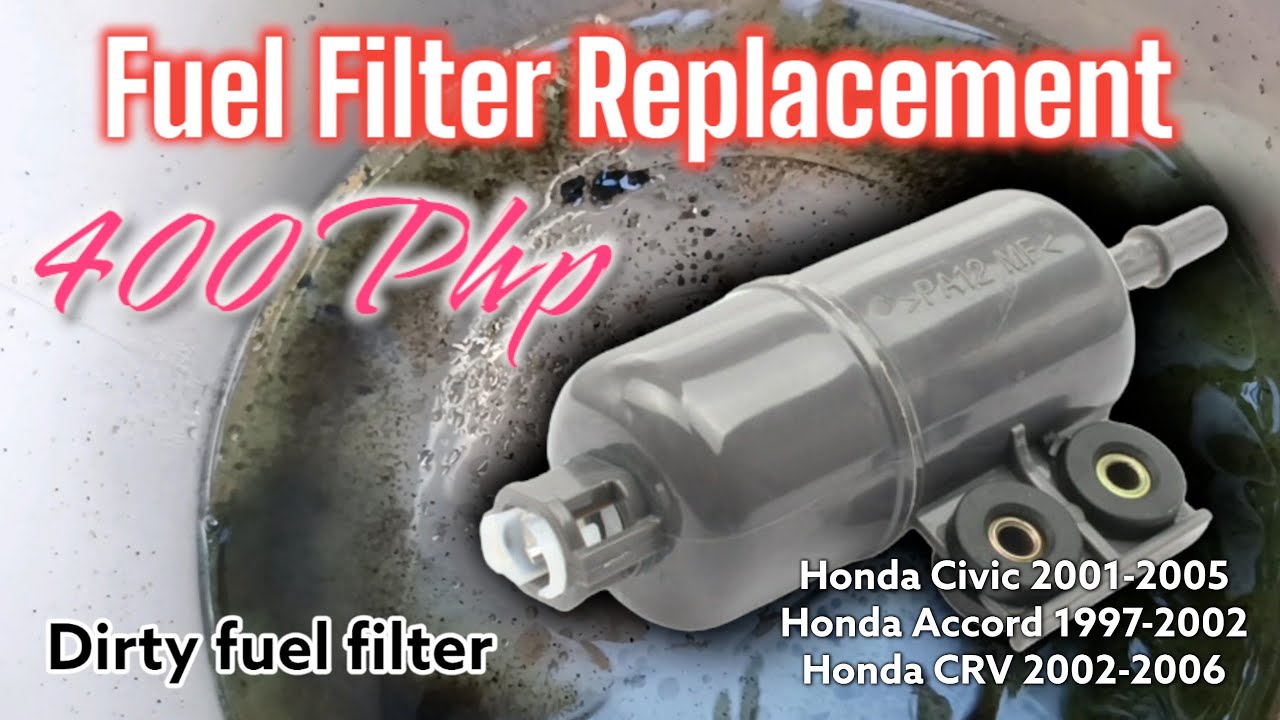 How to replace Fuel FIlter | CRV Gen 2