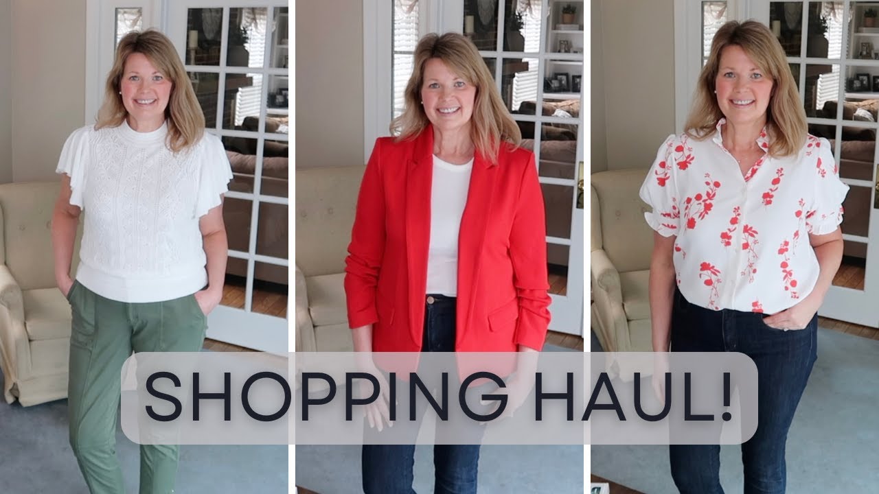 WHBM, Old Navy, Amazon, Maurices, Walmart Shopping Haul! Also Found Some New Favorite Sandals!!