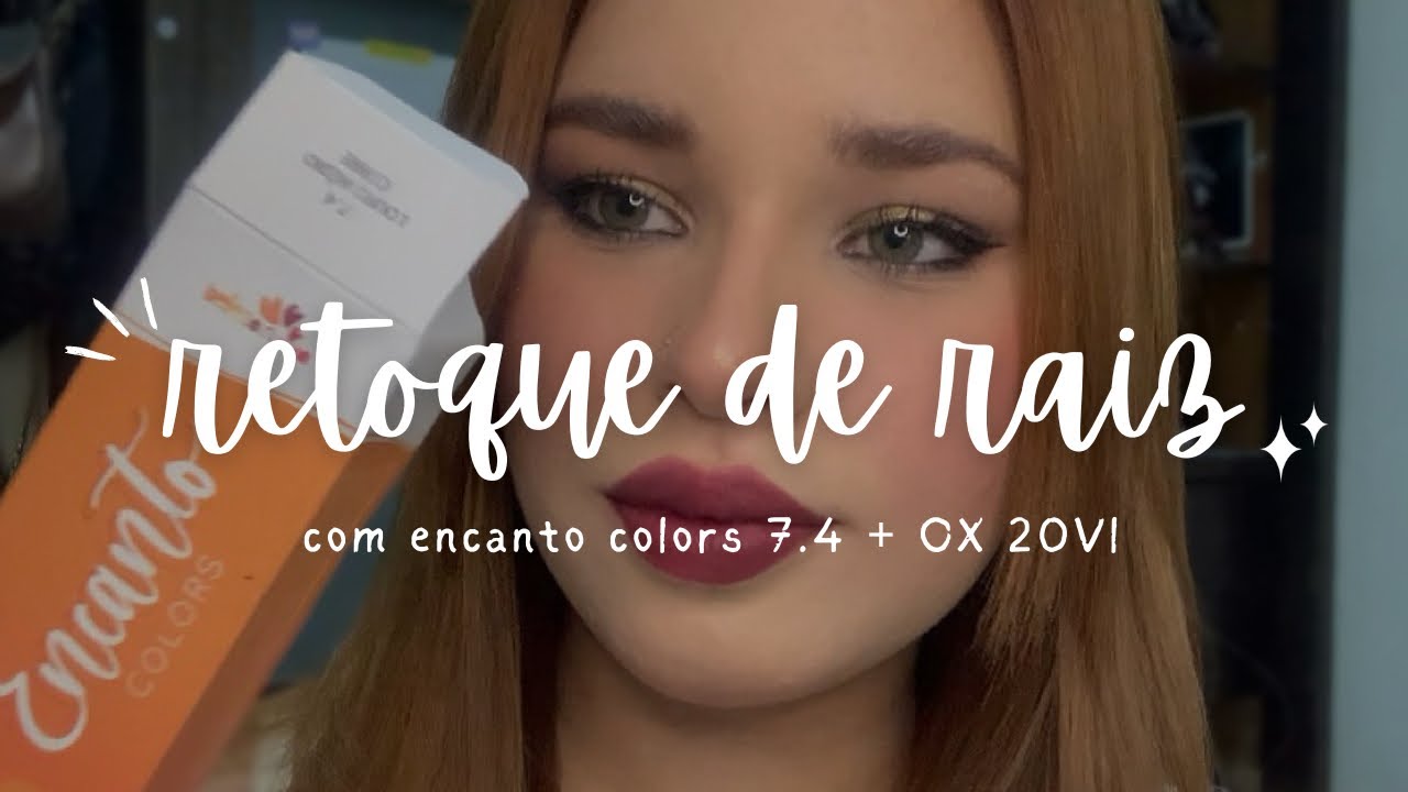 PINTANDO O CABELO COM ENCANTO COLORS 7.4 (+TONALIZANTE AMIZADE)| RETOQUE DO RUIVO