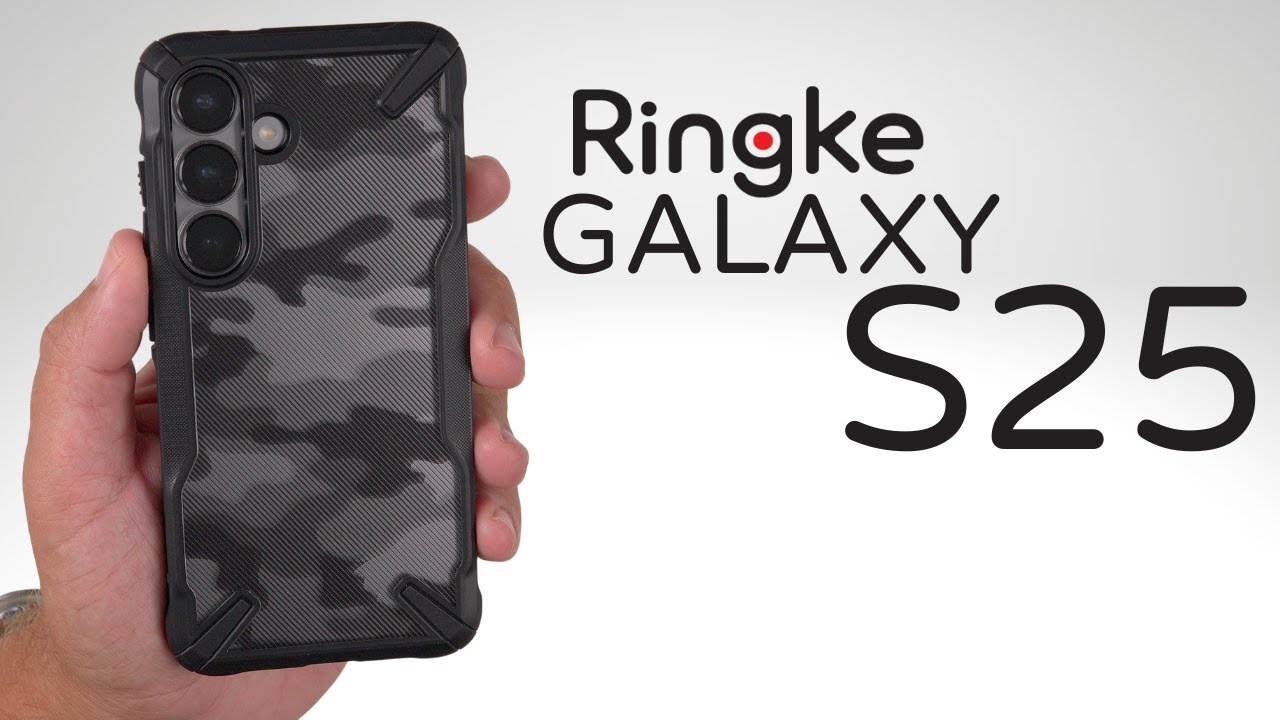 Samsung Galaxy S25 Case - Ringke Fusion X Camo Black!