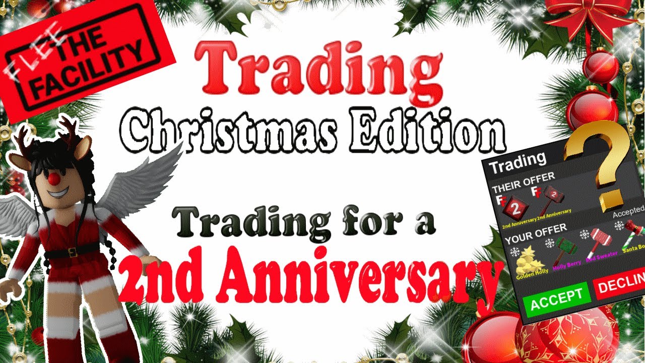 Trading in Flee: Christmas Edition!! (Flee the Facility Roblox)