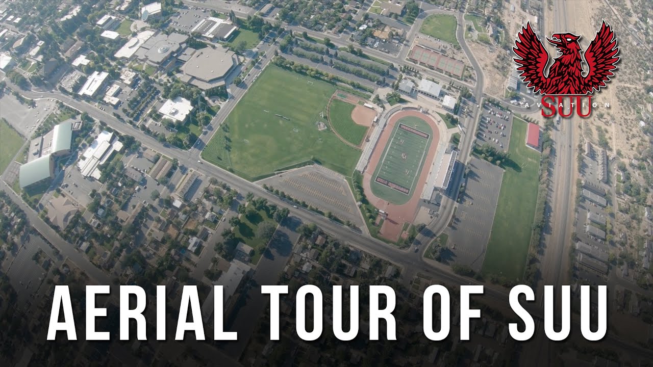 AERIAL CAMPUS TOUR (From A HELICOPTER) Southern Utah University