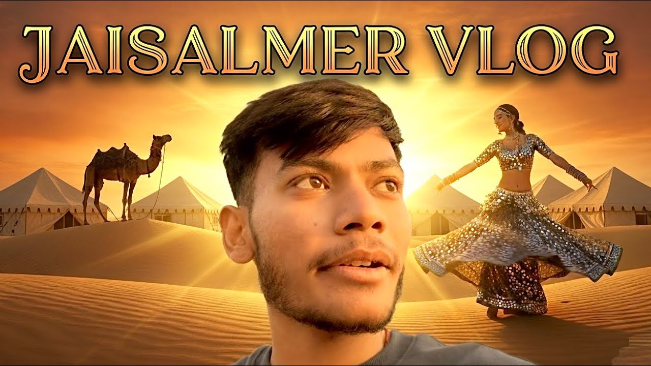 24 Hours in Jaisalmer Desert 😱 | Camel Ride, Jeep Safari & Magical Sunrise Experience 2025 🌅🐫