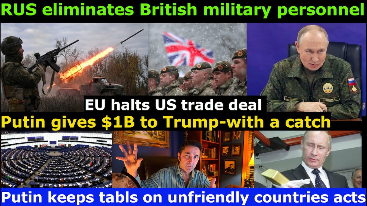 RUS strikes Ukr HDQRS, British mercs eliminated. Putin keeps tabs on enemies. Putin offers Trump $1B
