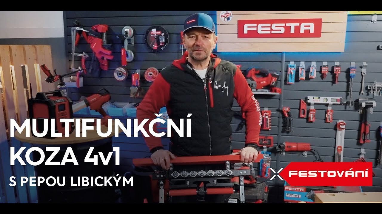 FESTOVÁNÍ S PEPOU LIBICKÝM – Multifunkční koza 4v1