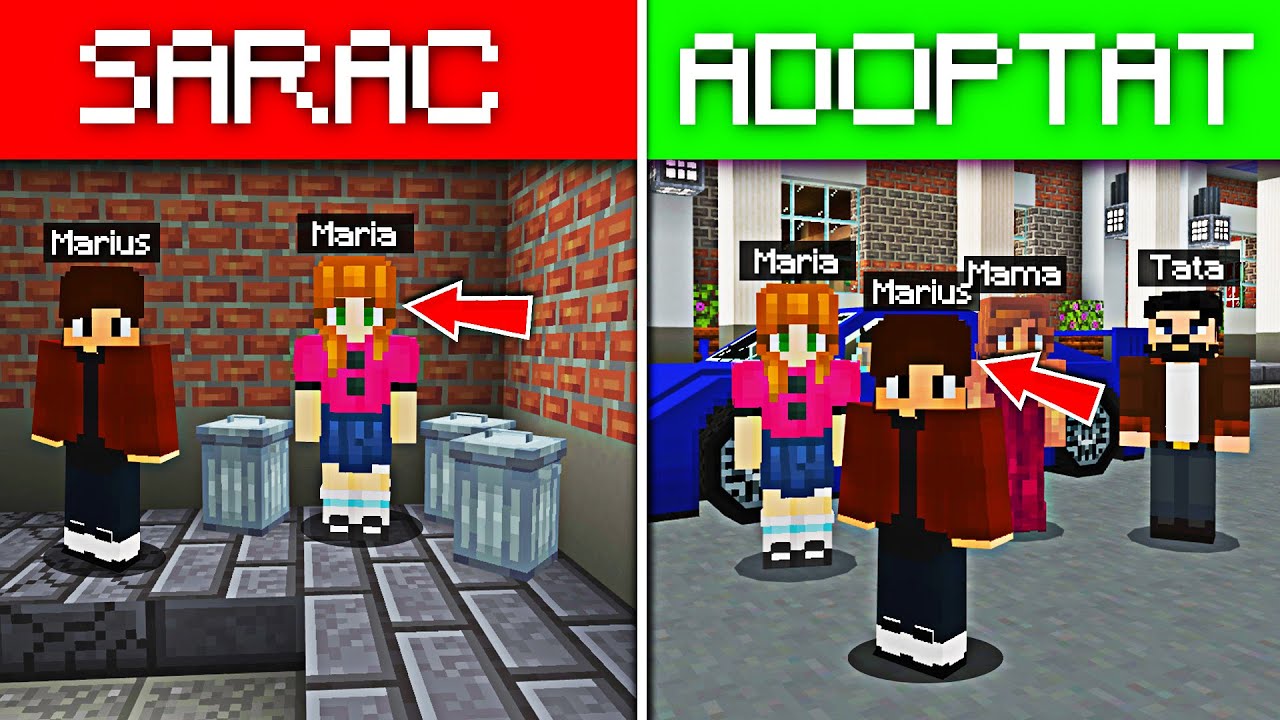 Am fost ADOPTAT de 2 MILIONARI.. dar după am regretat ! (Minecraft)