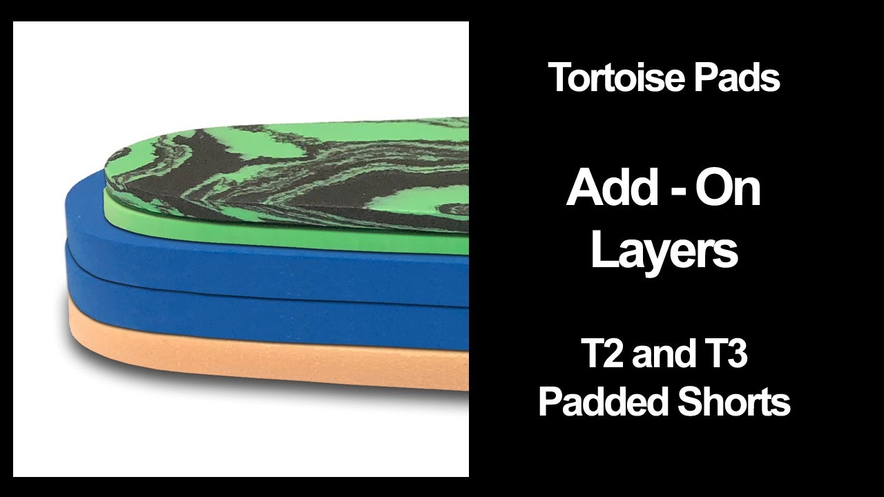Add-On Layers for the Tortoise Pads T2 and T3 Padded Shorts - 2020