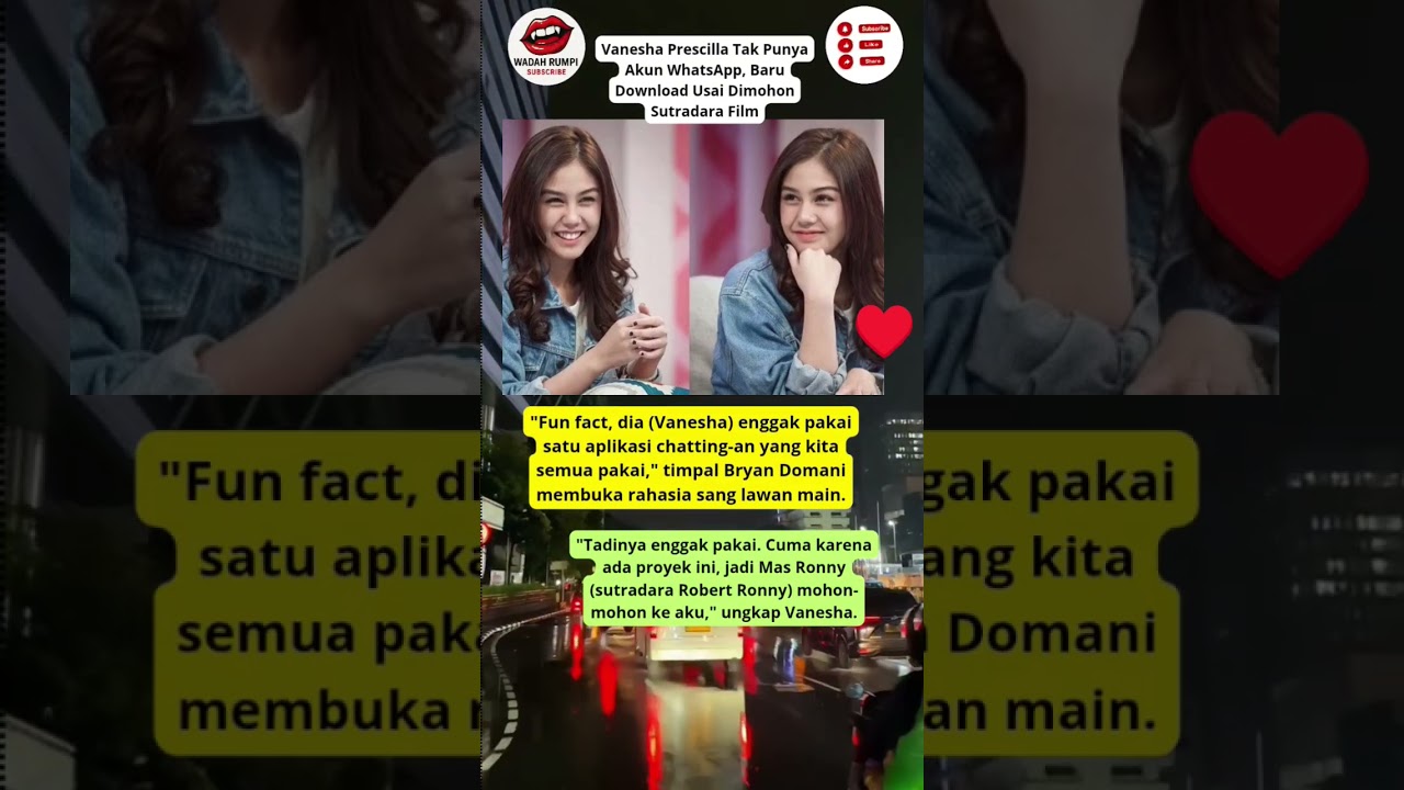 Vanesha Prescilla Tk Pvnya 4kun WA, Baru D0wnlo4d Usai Dim0hon Svtr4d4ra Fi1m #vaneshaprescilla