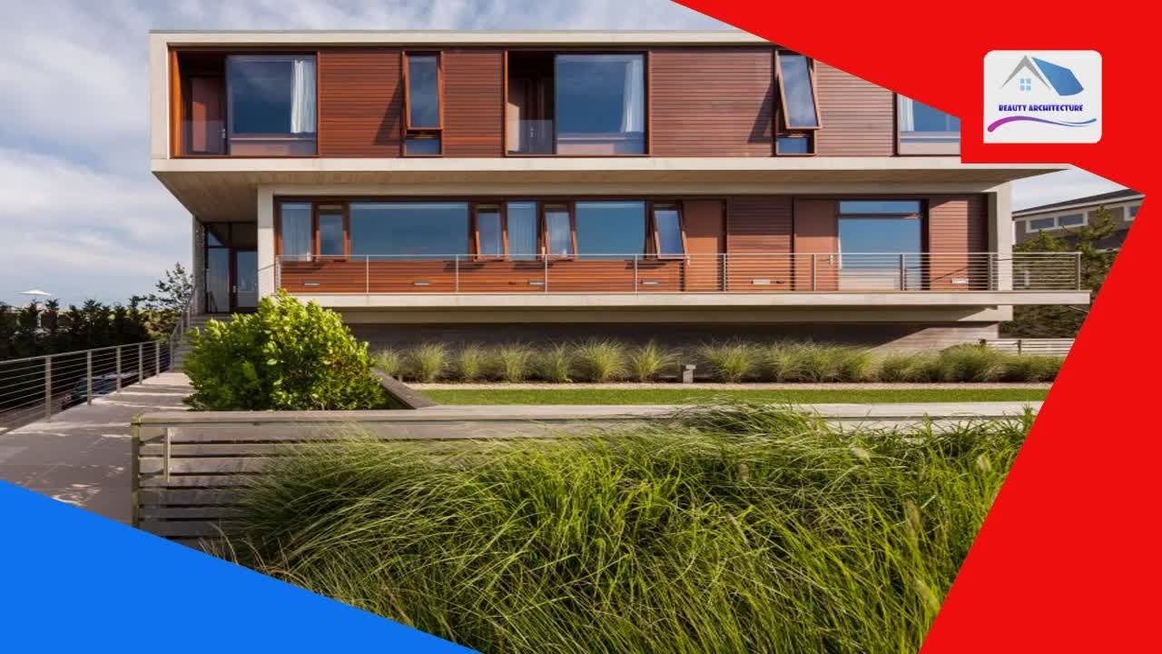 Aamodt Plumb stacks concrete boxes to form Hamptons beach house - Beauty Architecture
