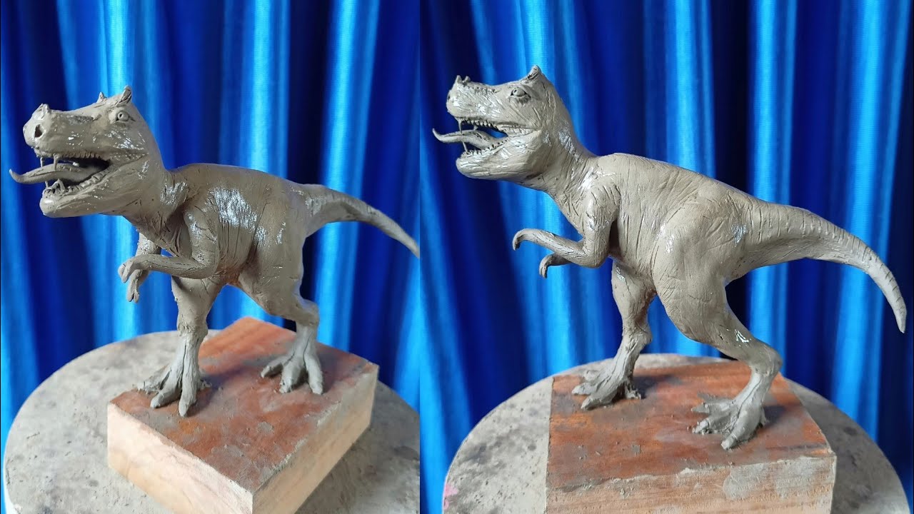 Sculpting TYRANNOSAURUS REX | Jurassic Park| dinosaur