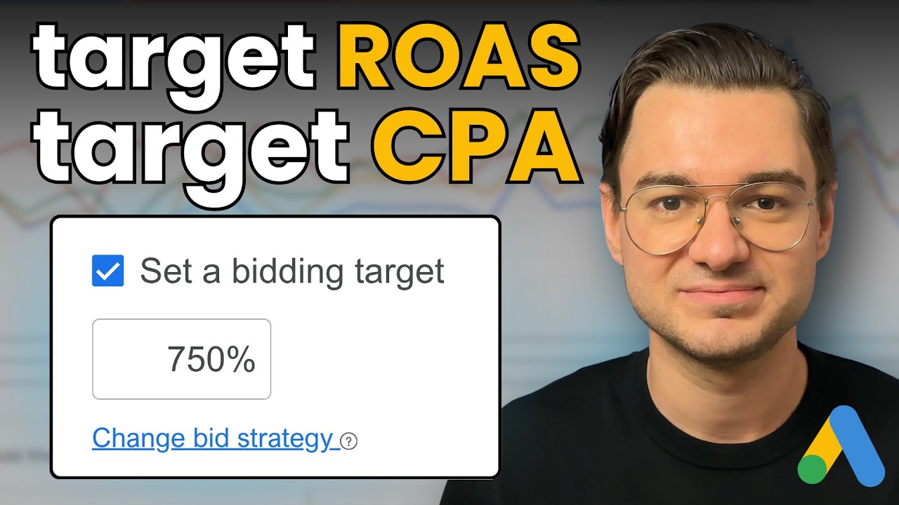 How to Set & Manage Target ROAS & Target CPA for MAX RESULTS (Google Ads)