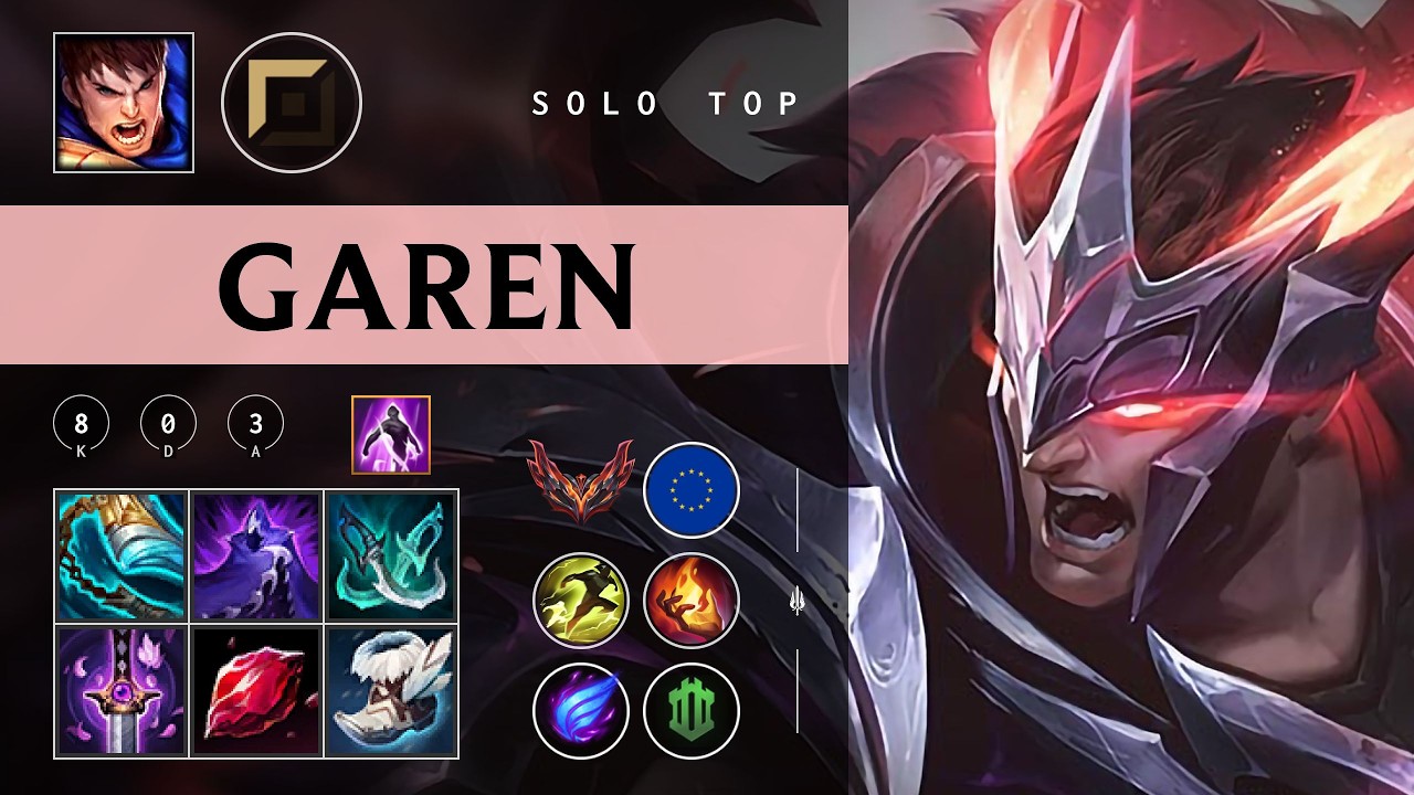 Garen Top vs Vayne - EUW Grandmaster Patch 26.05