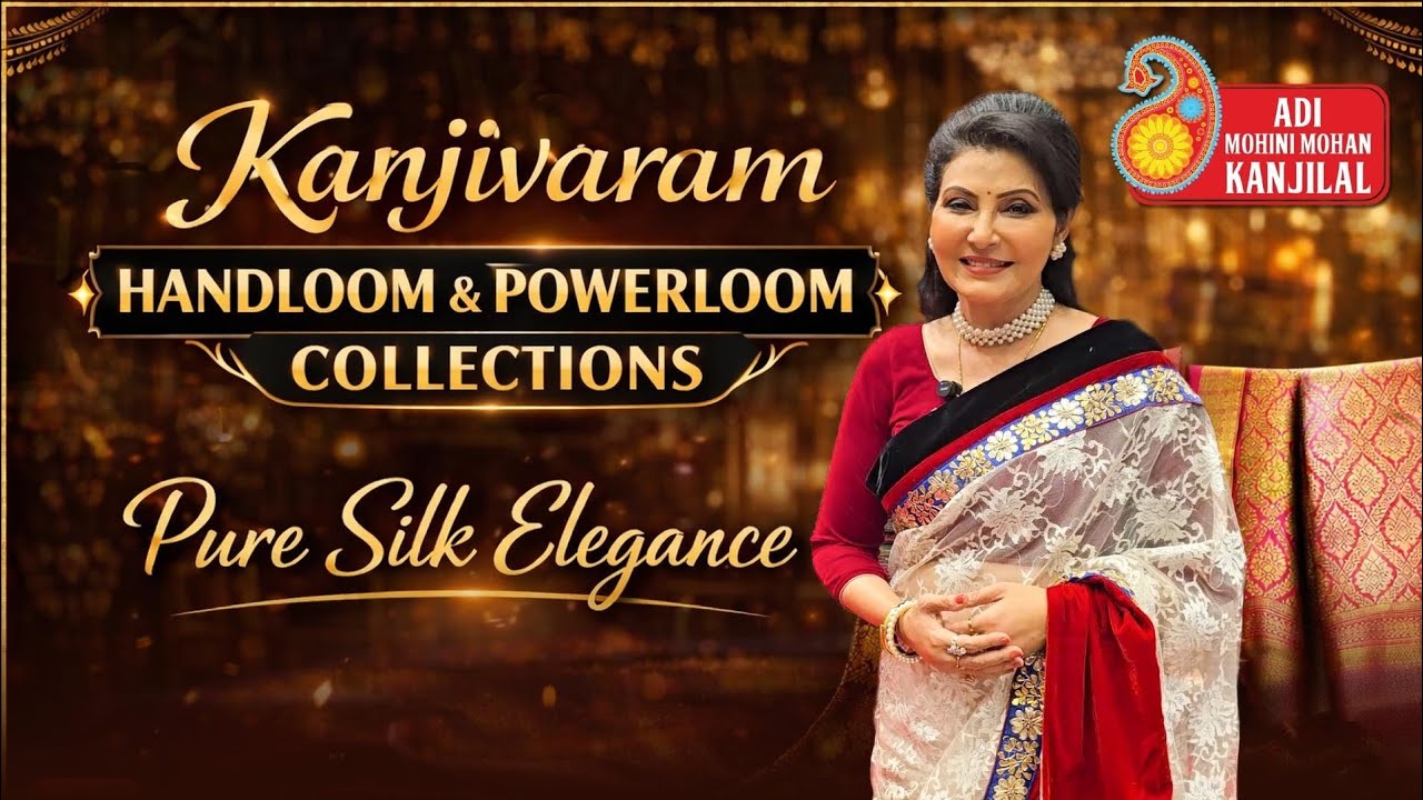Discover Our Kanjivaram Collections in Powerloom & Handloom || Crafted for Every Occasion ||