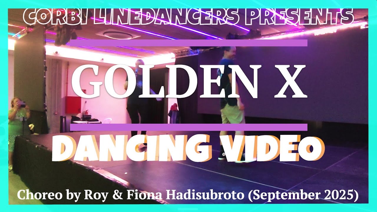 Golden X LINE DANCE (Dancing Video)