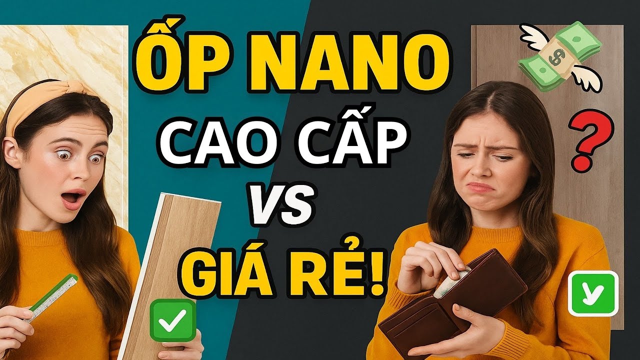 Bí quyết chọn đúng tấm ốp nano phù hợp nhu cầu và ngân sách - Tấm ốp nano cao cấp vs. giá rẻ