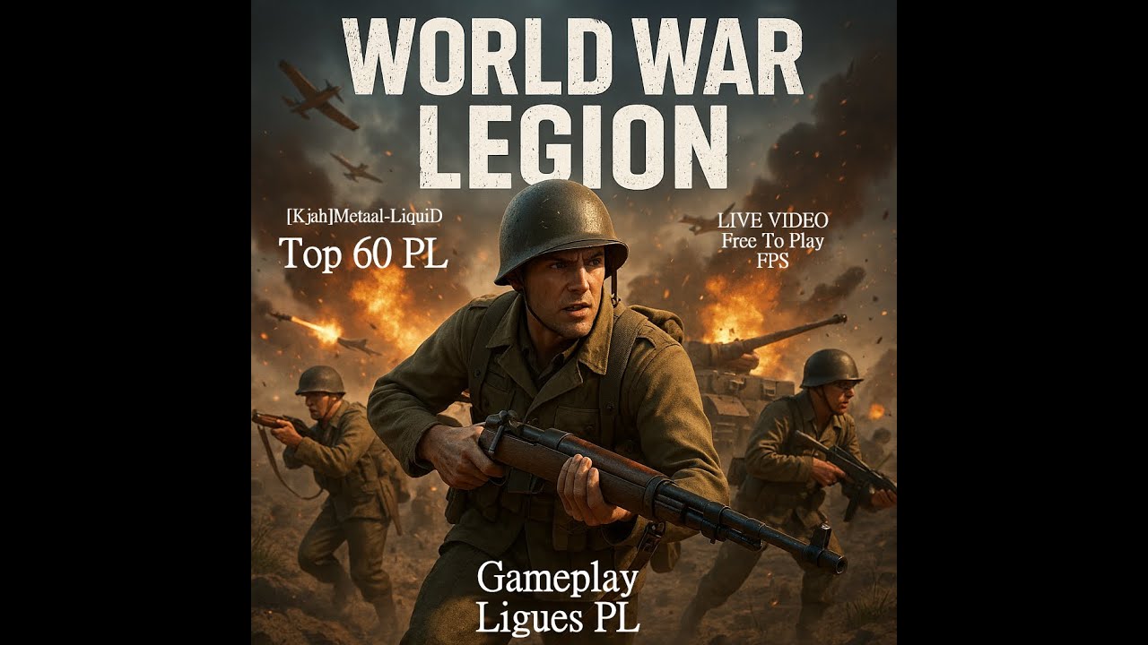 WORLD WAR LEGION Gaming Free To Play objectif 60 PL