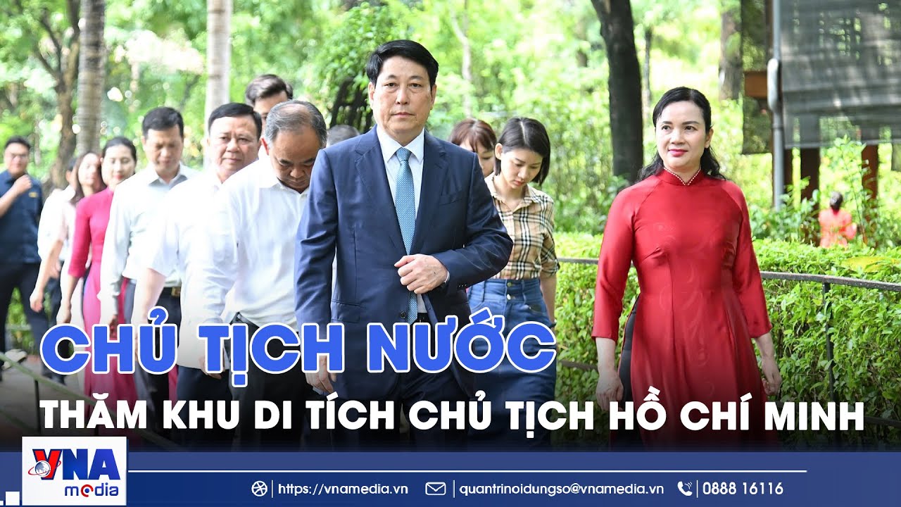 Chủ tịch nước Lương Cường thăm Khu di tích Chủ tịch Hồ Chí Minh - VNA