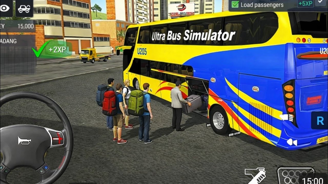 Bus simulator indonesia | Euro bus driving coach simulator | Android gameplay 