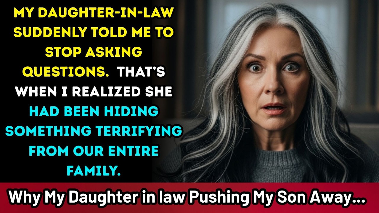 The Day My Daughter-in-Law Told Me to Stop Asking Questions I Discovered What She Was Carrying Alone