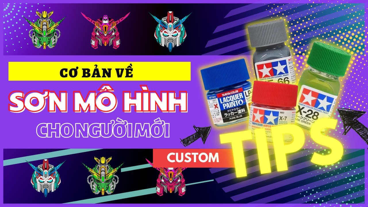 Hướng dẫn cơ bản nhất về sơn m&ocirc; h&igrave;nh cho người mới bắt đầu | nShop - Game & Hobby