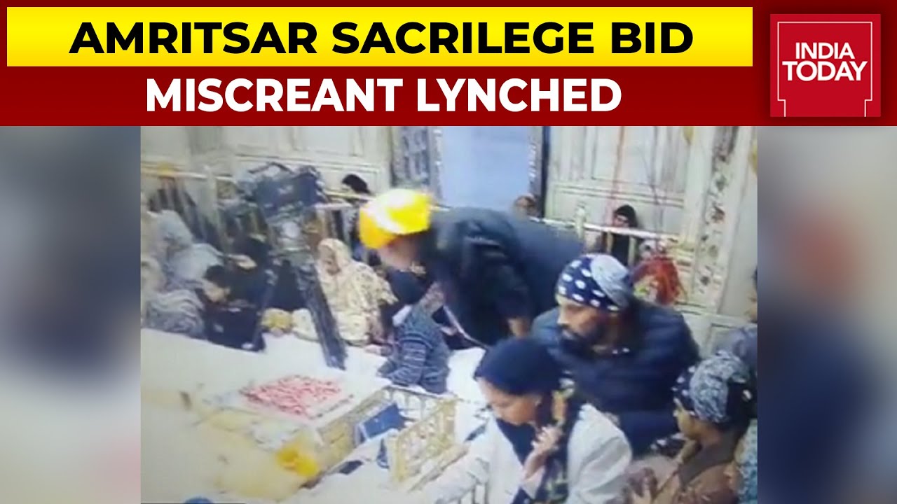 Man Lynched For Trying To Snatch Holy Sword Inside Golden Temple Shrine | India Today