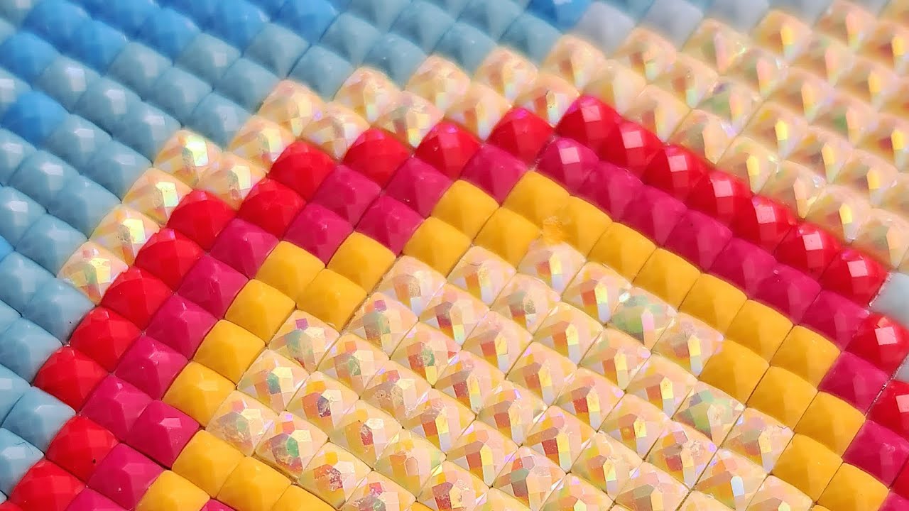 FAIL! Oops.. ASMR Satisfying Diamond Painting Diamond Art Club - No Talking