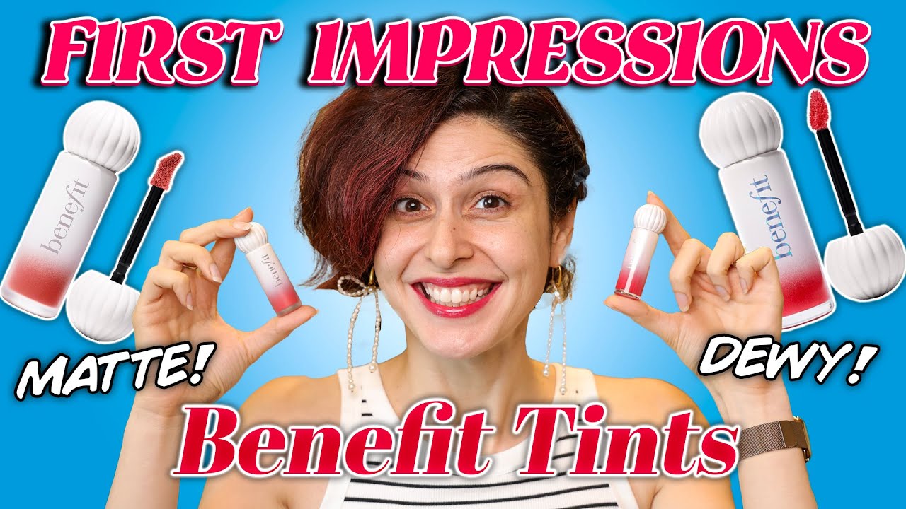 Benefit's New Splashtint & Plushtint || First Impressions & Swatches 👄