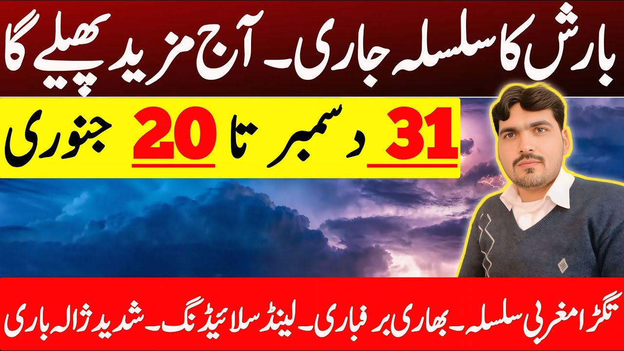 Fresh Western Disturbance | Weather Update Today Pakistan | Mosam Ka Hal | Weather Forecast Pakistan
