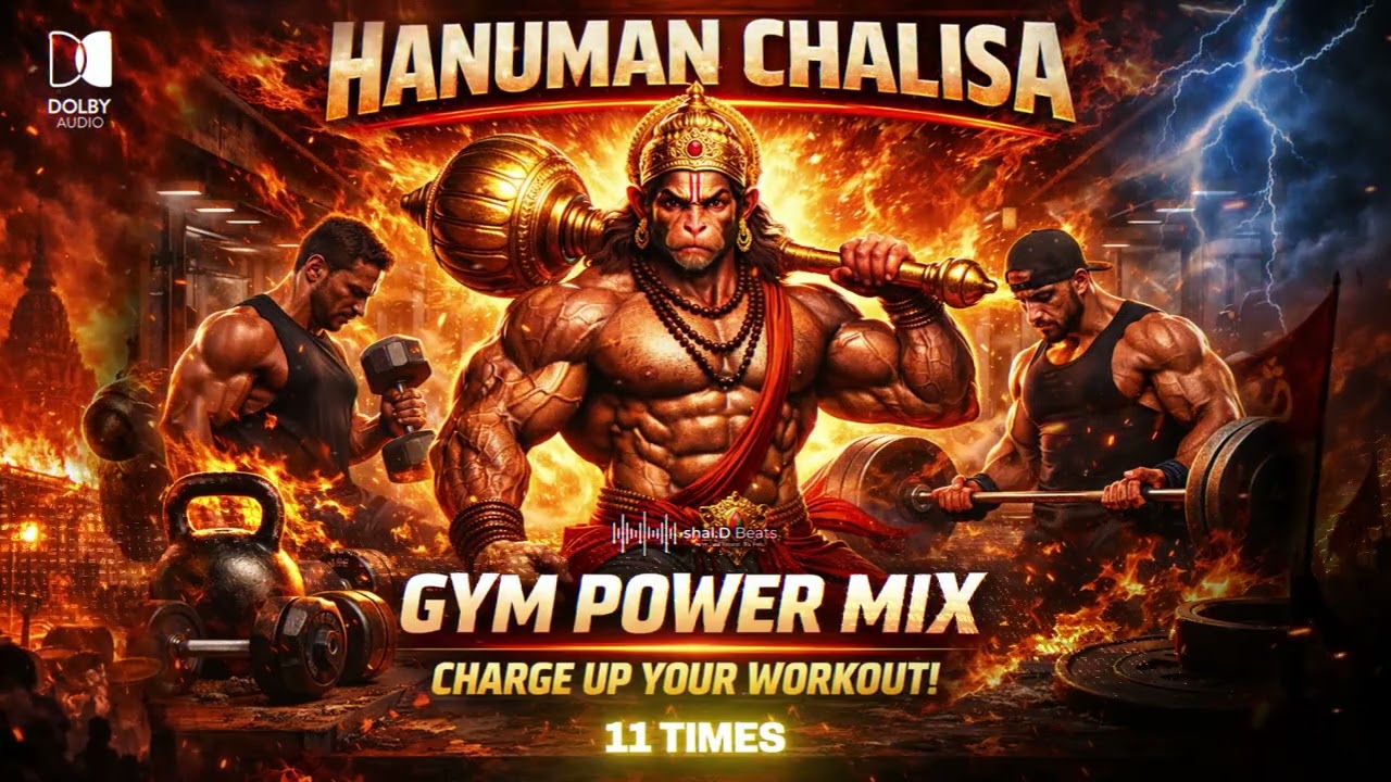 Hanuman Chalisa | Charge Up Your Workout! 🏋🏻‍♀️💪🏼🔥