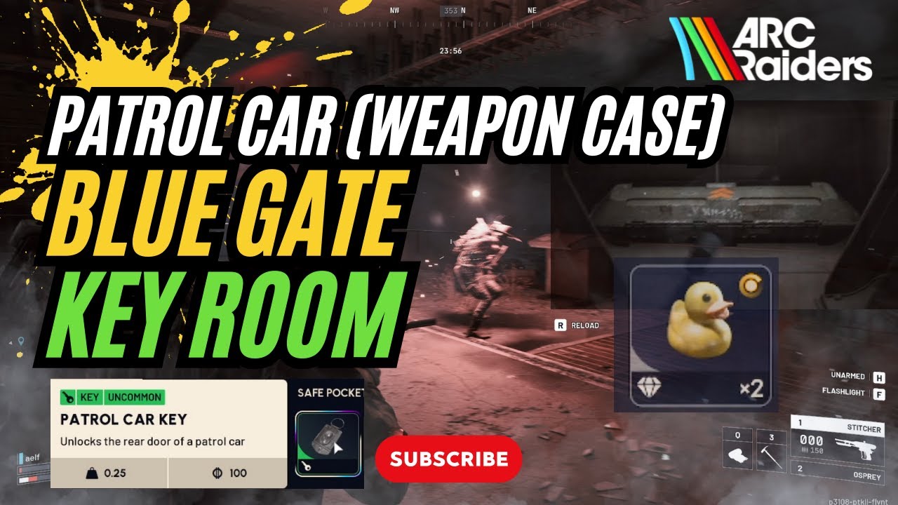 Trusty Stitcher SAVED my LIFE PvP Gunfight SECURITY WING Blue Gate NIGHT PATROL Car KEY ARC Raiders