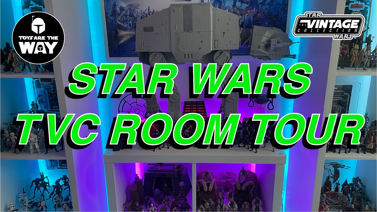 Current Star Wars Vintage Collection Room Tour | Displays | Carded Collection and More!