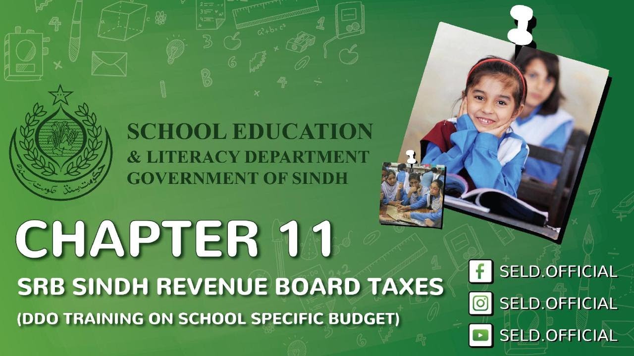 Chapter 11   SRB Sindh Revenue Board Taxes