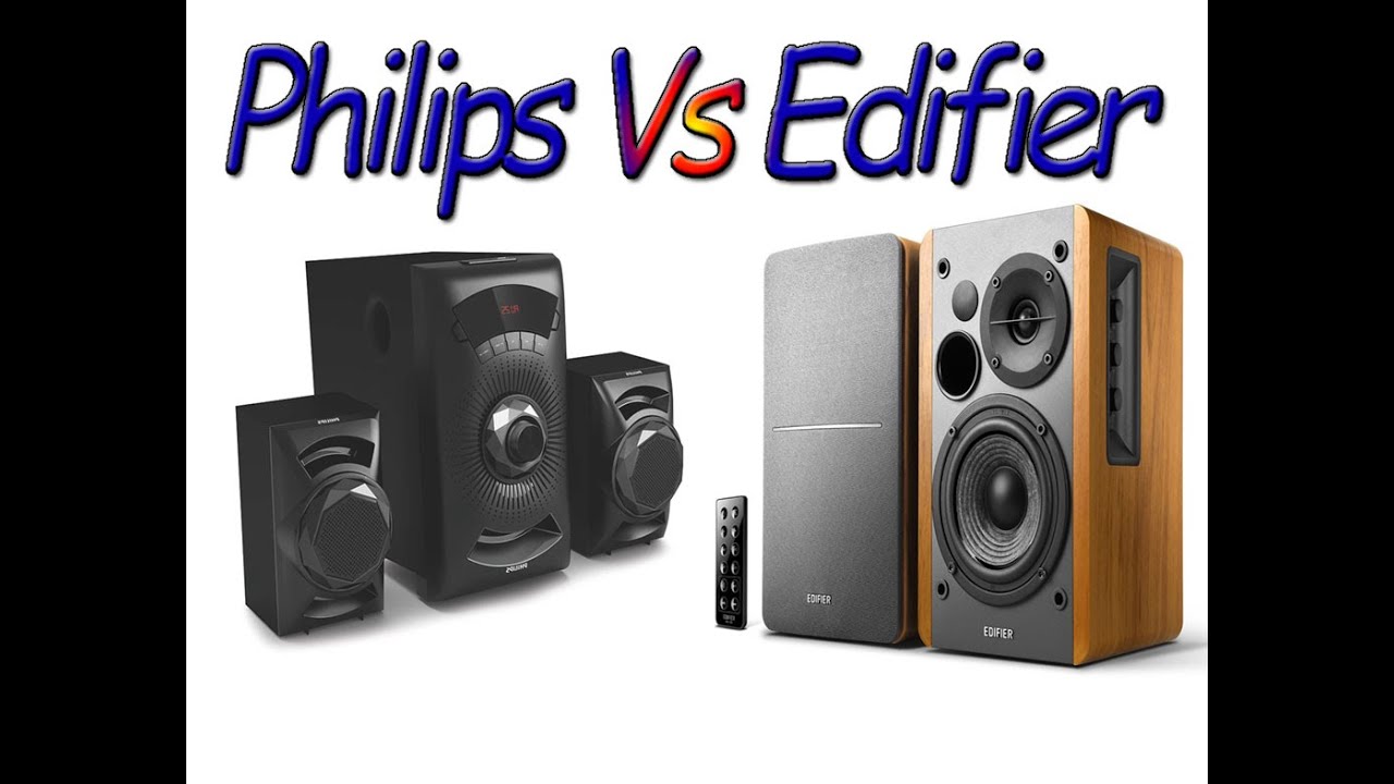 Тест звука акустических систем EDIFIER 1280 DB против PHILIPS 2.1 // The technoboy