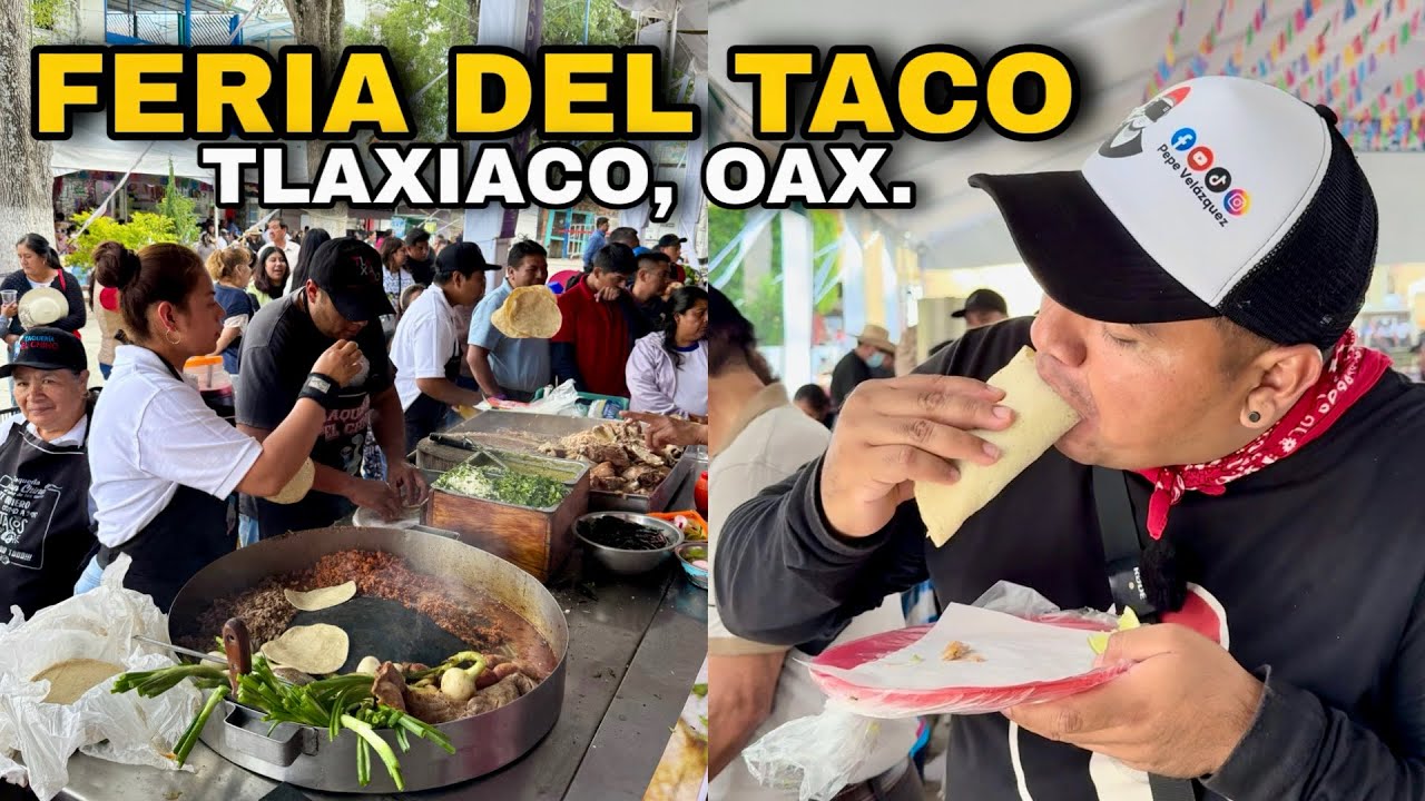 Primer FERIA DEL TACO 🌮 en Tlaxiaco, Oaxaca