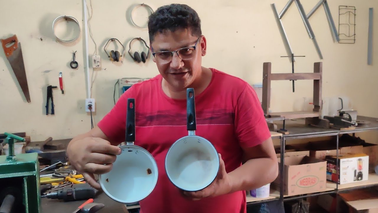 COMO COLOCAR CABO EM UM PAPEIRO DE ESTANHO/ESMALTADO