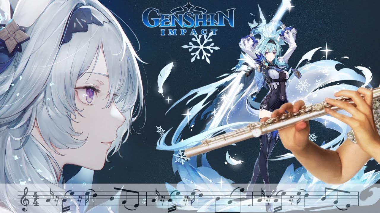 Eula - Dance of Aphros | Genshin Impact | Flute Cover [SHEET MUSIC]