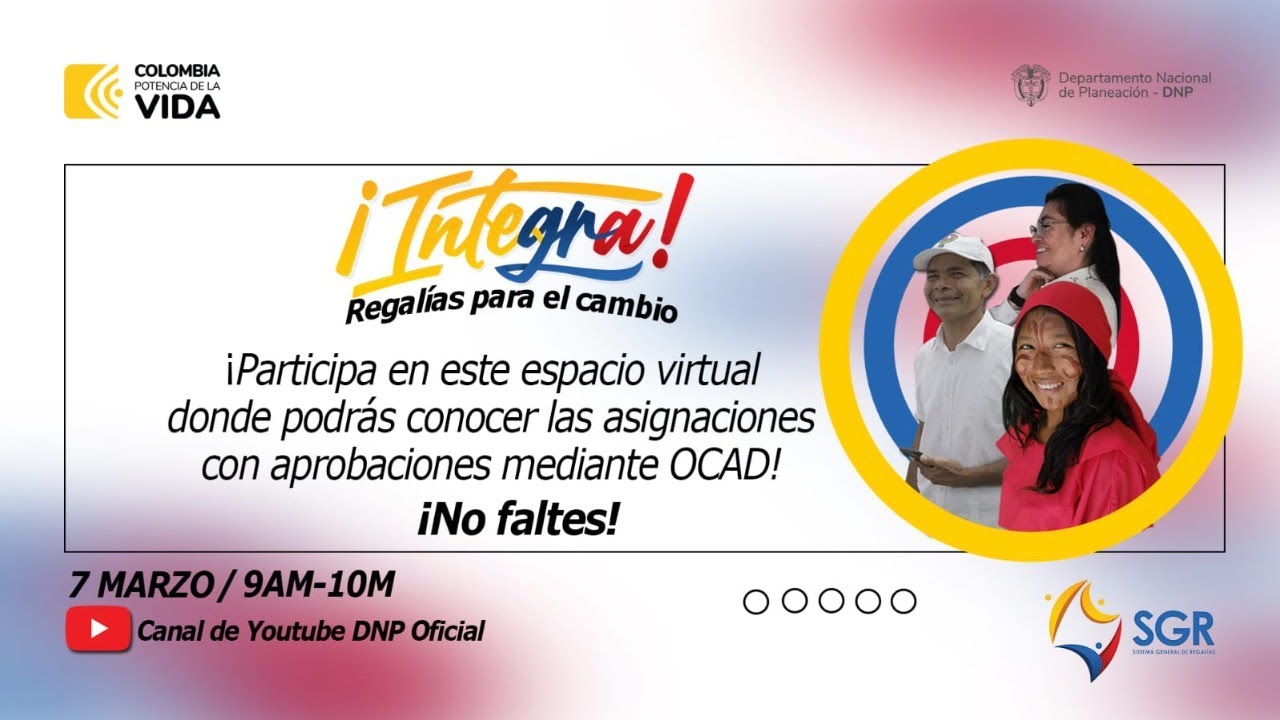 ¡INTEGRA! Regalías para el cambio