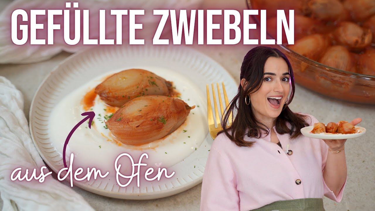Leichtes, gesundes Mittagessen 😍🧅Gefüllte Zwiebeln / Sogan Dolmasi | Basal Mahshi