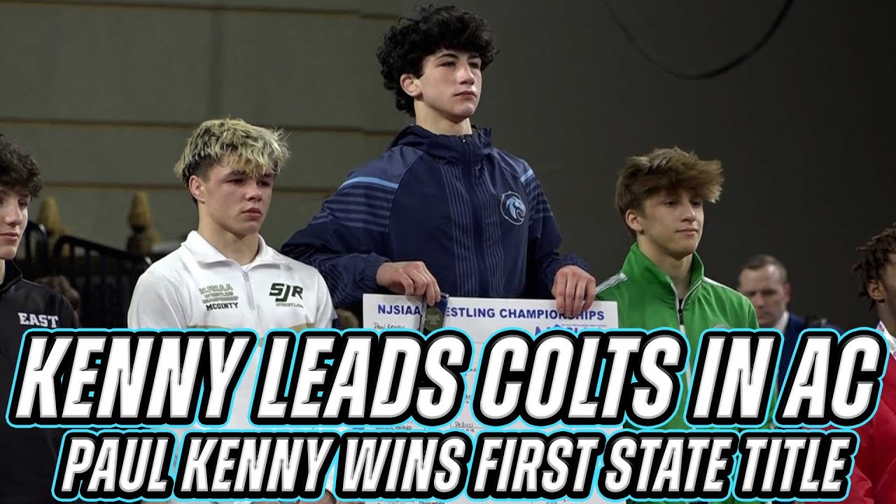 Paul Kenny's First NJ Title! CBA's Kenny Wins 120-pound State Final