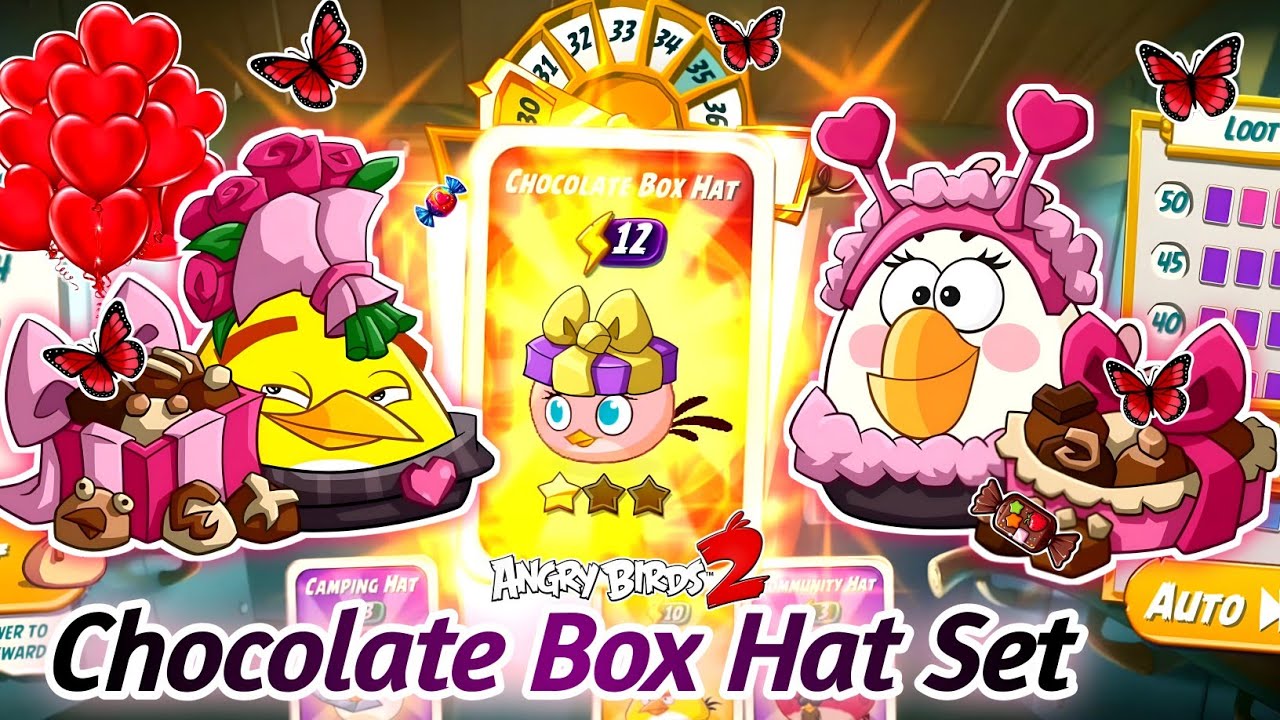 Tower of Fortune 🔮 Day 3 for Chocolate Box Hat Set 🍫💝🍪💕 - Valentine Special Hats 🥳 - Angry Birds 2 